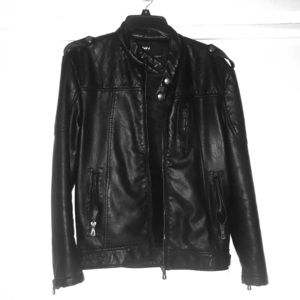Men "Faux" Leather Jacket